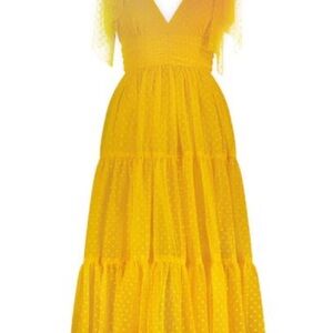 JessaKae Yellow Maxi Dress
